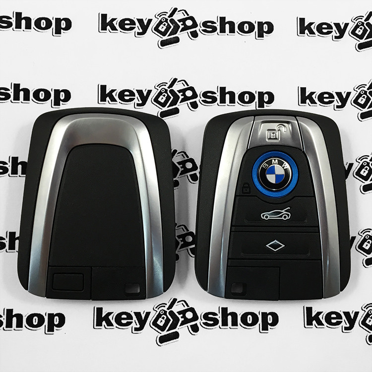 Оригинальный смарт ключ BMW (БМВ) 4 кнопки, чип ID 49 (HITAG PRO), 433 mhz - фото 1 - id-p706422694