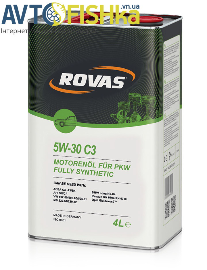ROVAS 5W-30 C3 (4л)