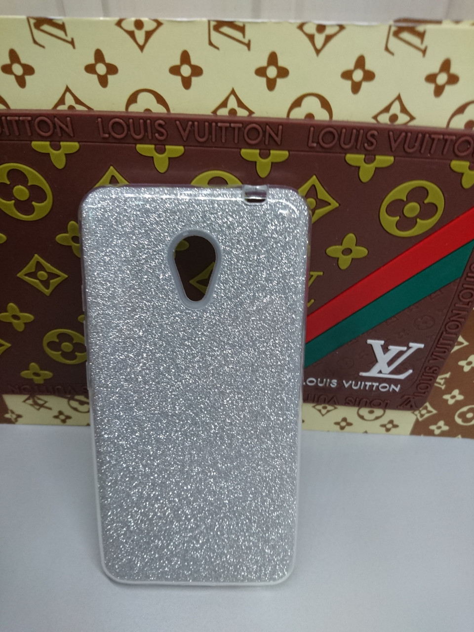 Чохол для Meizu M5c з блискітками