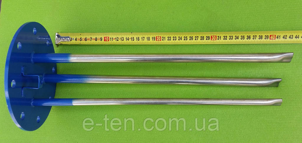 Фланець-колба Ø180мм під сухі тени для бойлерів AEG, Tatramat (трубки з нержавіючої сталі) / з місцем під анод М8, фото 1