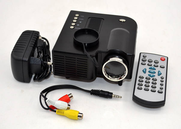 UC18 QVGA портативний міні РК-проєктор ж/USB, HDMI, AV, слот TF , фото 2