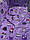 Дитяча постільна білизна (8 предметів) "Совята" фіолетова, фото 2