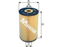 ФИЛЬТР МАСЛА DB OM314364 77- MFILTER TE606 на MERCEDES-BENZ T2/L фургон/универсал