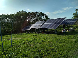 Мережева сонячна станція 30 кВт (наземний каркас зі змінним кутом)