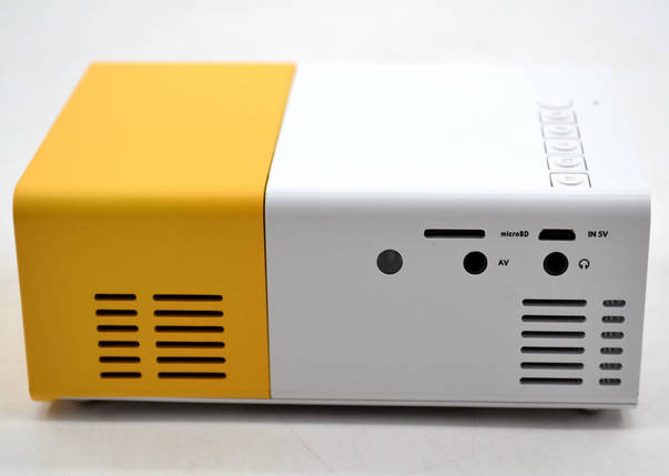Мініпроєктор портативний мультимедійний з динаміком Led Projector YG300, фото 3
