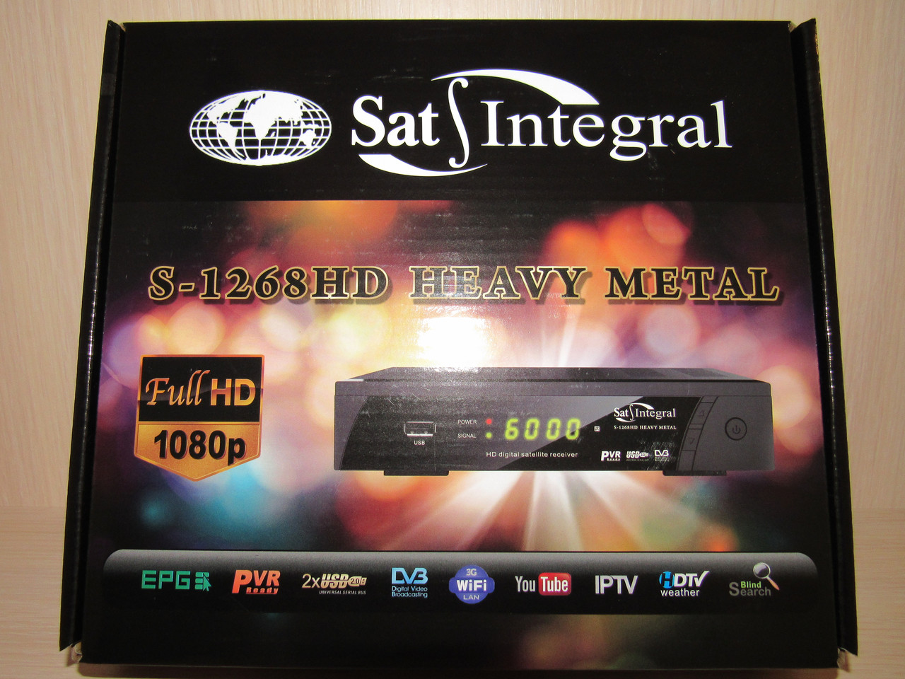Sat-Integral S-1268 HD HEAVY METAL (слуниковий тюнер HD)