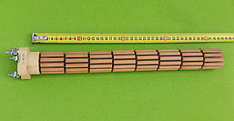 Оригінальний СТЕАТИТОВИЙ тен 2400W-1200W / L=410мм (під фланець-колбу L=450мм) до бойлерів Atlantic,Thermor