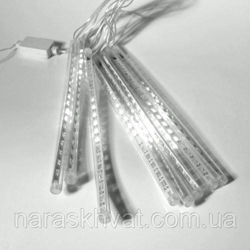 Гірлянда Падальна зірка 20 см, біла, 8 шт., фото 1