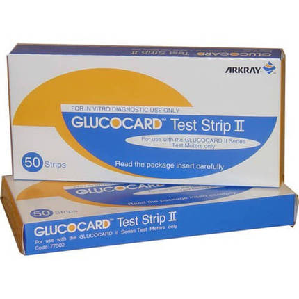 Тест-смужки Глюкокард 2, 50 шт. - Glucocard II #50 Arkray, фото 3