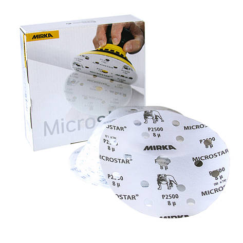 Круг шліфувальний на плівковій основі 150 мм Mirka Microstar P1500, фото 1