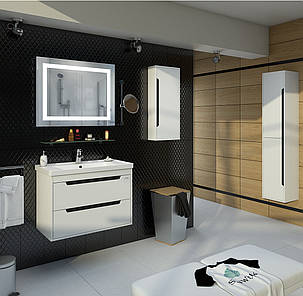 Тумба Sanwerk "Greta Air" 70 біла з умивальником "Канте", фото 2