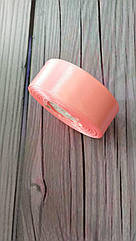 Атласна стрічка 2,5 см Рожева