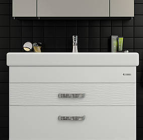 Тумба Sanwerk "Sierra" 90 біла з умивальником "Принц"