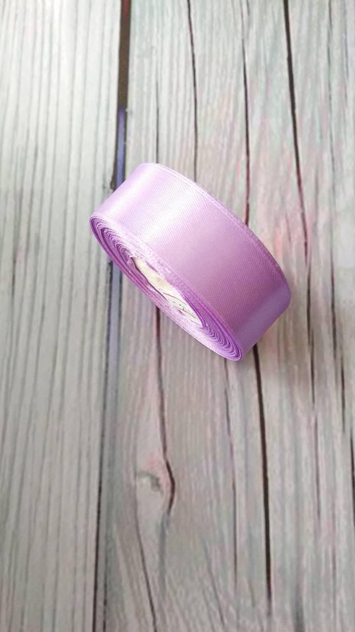 Атласна стрічка 2,5 см Фіолетова 20 м, фото 1