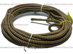 Мотузка шнур 12 мм меланжевий поліпропіленовий, від 100 м