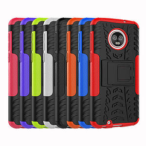 PC + TPU чохол Metal armor на Motorola Moto G6 (8 кольорів)