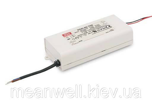 PCD-60-700B Блок живлення Mean Well 60.2 вт, 50-86 у, 700 мА