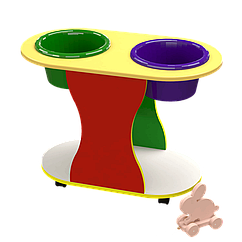 Дитячий столик для гри з водою й піском