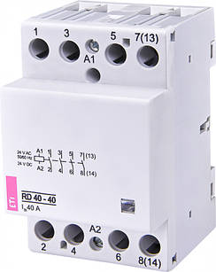 Контактор RD 40-40 (24V AC/DC) (AC1)