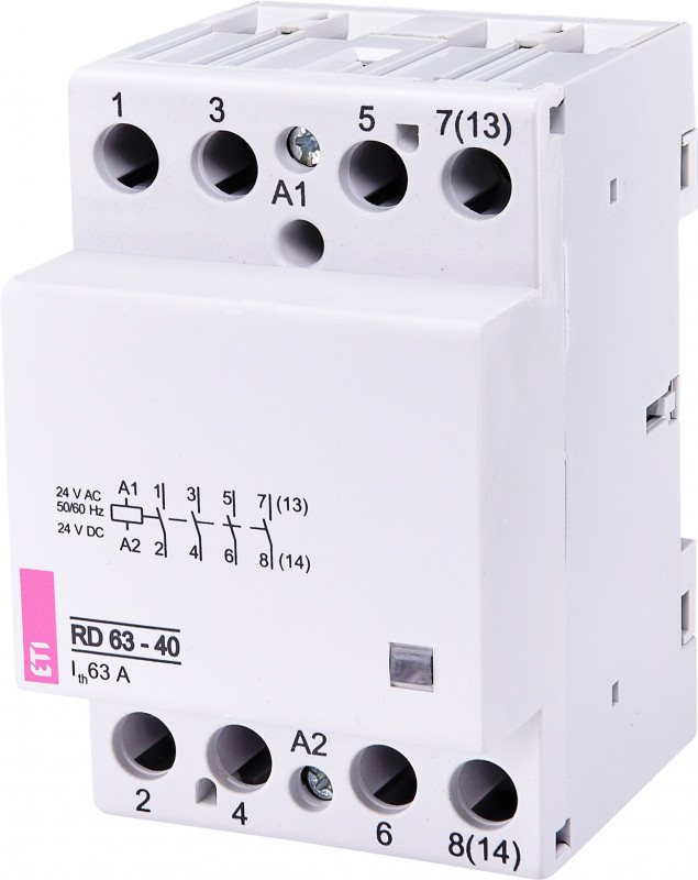 Контактор RD 63-40 (24V AC/DC) (AC1), фото 1