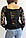 Сорочка жіноча гіпюр чорна 8153 ML.XL.XXL, фото 3