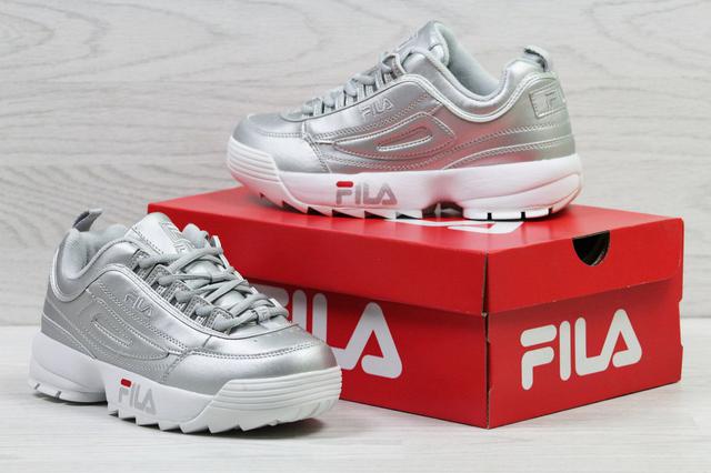 Купить Женские кроссовки Fila кожаные демисезонные кроссовки в стиле ...