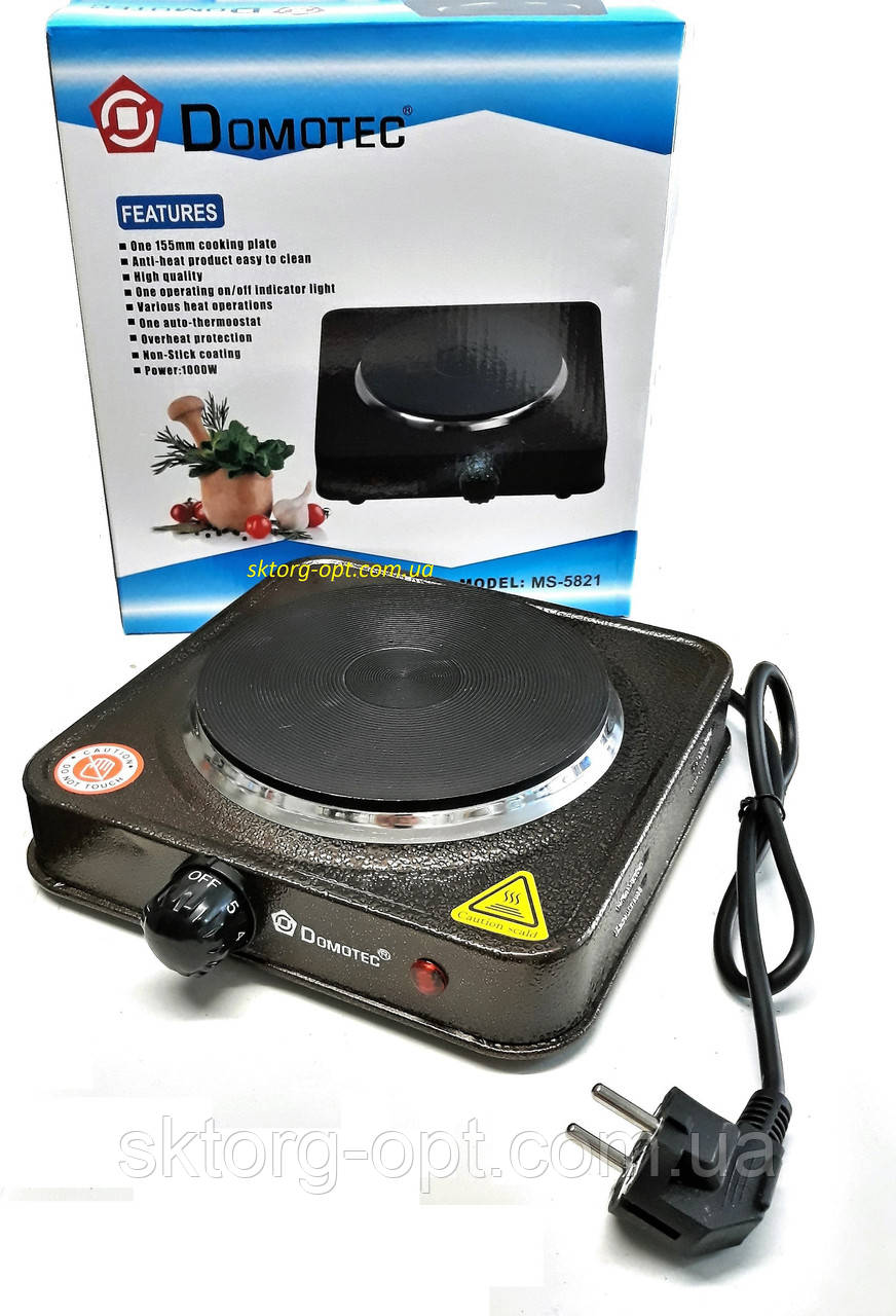 Електроплитка Domotec MS-5821 плита настільна