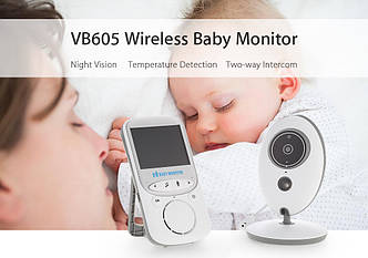 Уцінка. Відеоняня Baby Monitor VB605 нічне бачення, двобічний зв'язок,русська мова