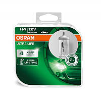 Автолампы Osram Ultra Life H4 12V 60/55W (64193ULT-DUOBOX)