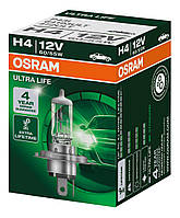 Автолампа Osram Ultra Life H4 12V 60/55W (64193ULT)