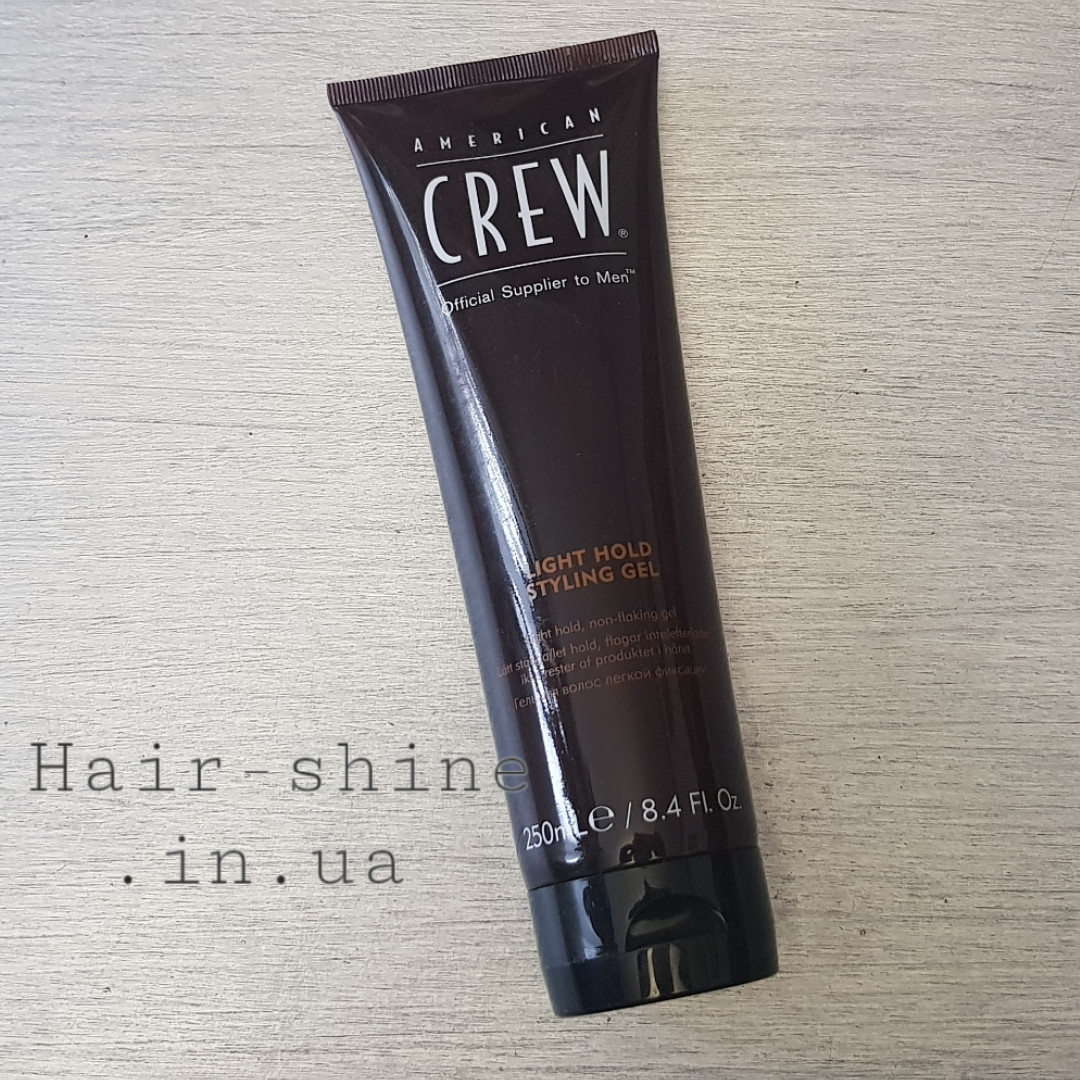 Гель для волосся American Crew Light Hold Styling Gel легкої фіксації 250мл