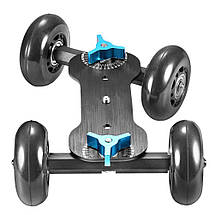 DSLR вантажівка, візок для камери, візок доллі, Skater Dolly, Dolly car, скейт для камери., фото 3