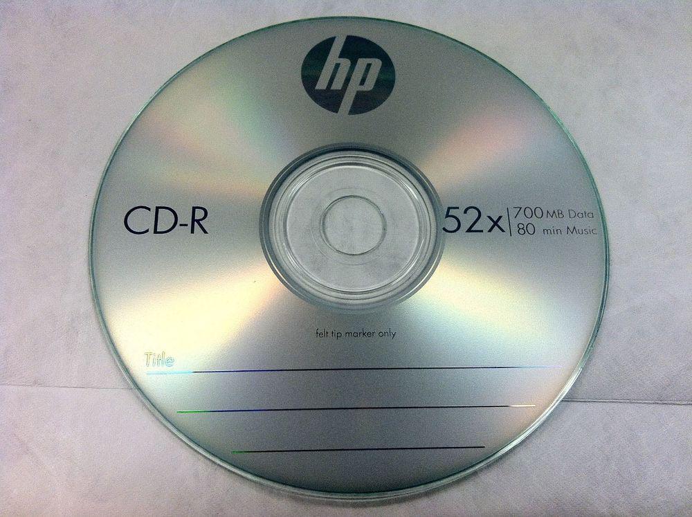 CD-R диски для аудіо Hewlett-Packard Shrink 50