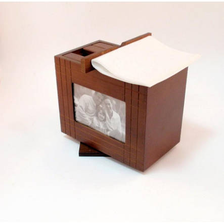 Фотобокс для світлин MagicDeco дерев'яний Кубики, фото 2