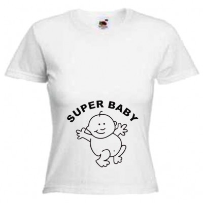 Футболки для вагітних "Super baby"