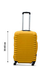 Чохол на валізу Coverbag дайвінг M жовтий