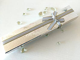 Подарункова коробочка для ювелірних виробів (Срібло)