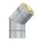 Відвід утеплений 90/45 г. ф400/490 мм, фото 1