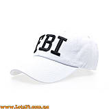 Бейсболка FBI біла кепка ФБР, фото 3