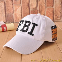 Бейсболка FBI біла кепка ФБР