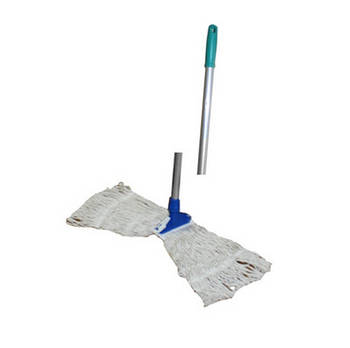 Швабра з мотузковим мопом на затиску