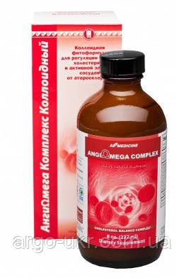 AngiOmega Complex Оригінал Арго (колоїдна фітоформула для очищення судини, атеросклероз, Омега 3,6,9)