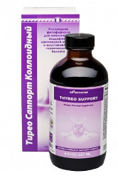 Thyreo Support колоїдний (для щитоподібної залози, L-тирозин, хлорофіл, йод, зоб, міома, мастопатія, гіпотиреоз, кіста, гормони), фото 1
