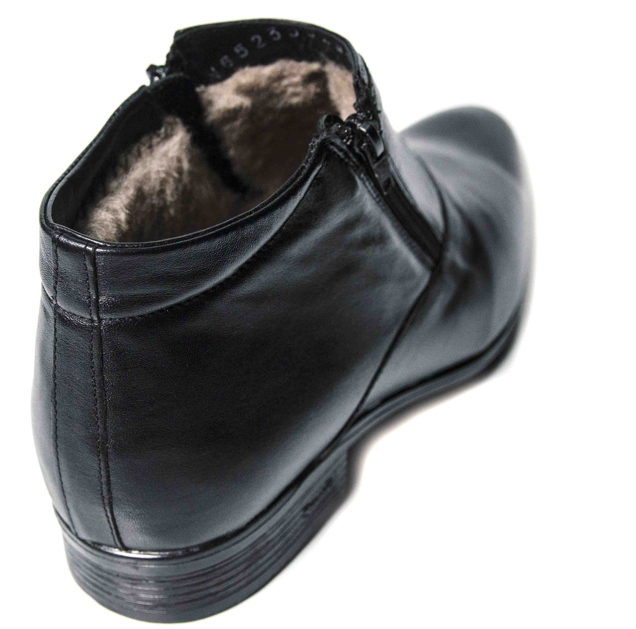Мужские зимние ботинки "Strado". Натуральная шерсть. Черные - фото 2 - id-p44248250