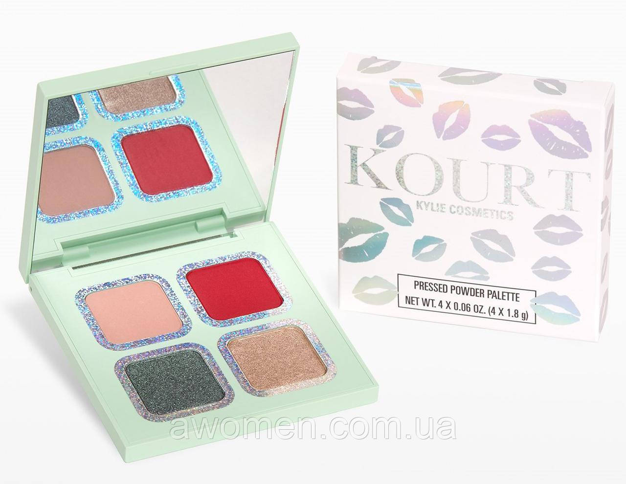 Тіні для очей Kylie THE GREEN PALETTE  ⁇  KOURT X KYLIE, фото 1