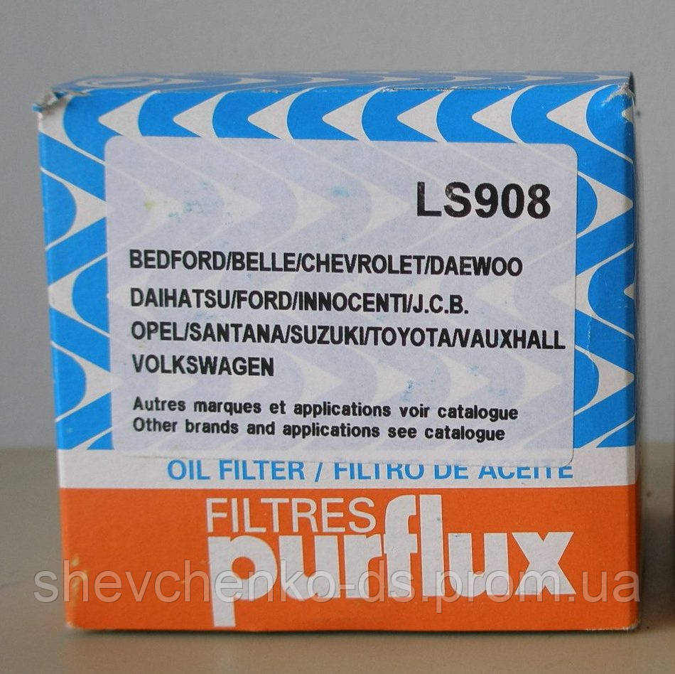 Масляный фильтр Purflux LS908 - фото 3 - id-p54536027