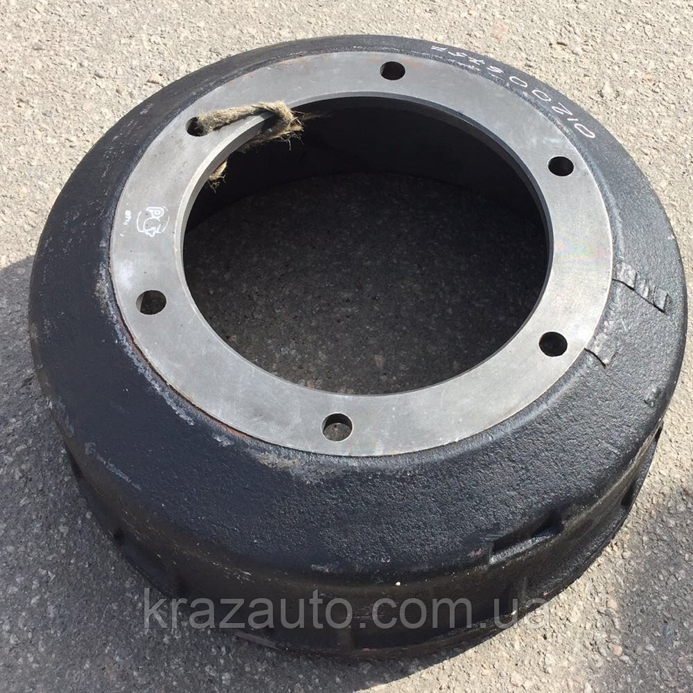 Барабан гальмівний КрАЗ задній 6-отв. 255Б-3502070, фото 1