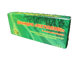 Свічки піхтіолові з подорожником 10шт фітомаг