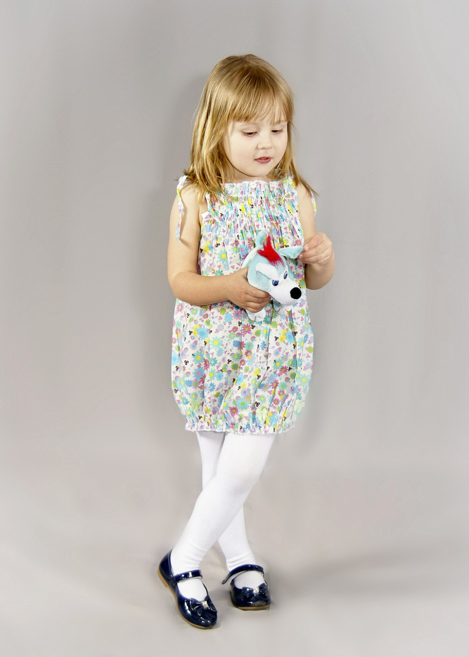 Дитяче літнє плаття "Алінка" р. 3-6 років, основний колір білий