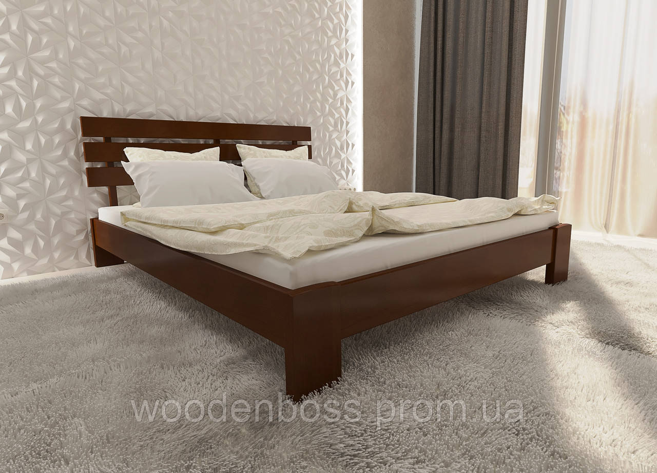 Ліжко полуторне від "Wooden Boss" Сакура Люкс (спальне місце 120х190/200)